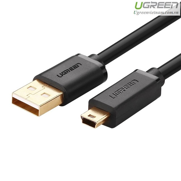 Cáp chuyển USB ra Mini USB dài 1,5m mạ vàng Ugreen 10385