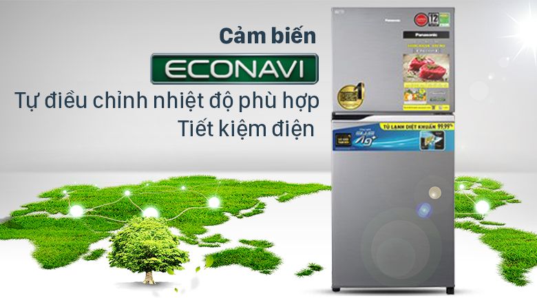 Tủ Lạnh Panasonic NR-TV261APSV 234 Lít Inverter