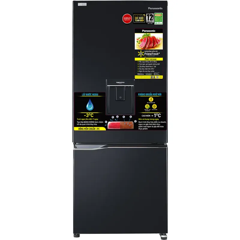Tủ lạnh Panasonic NR-BV280WKVN 255 lít Inverter 