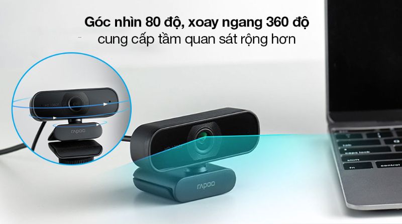 WEBCAM RAPOO C260 FULLHD 1080P