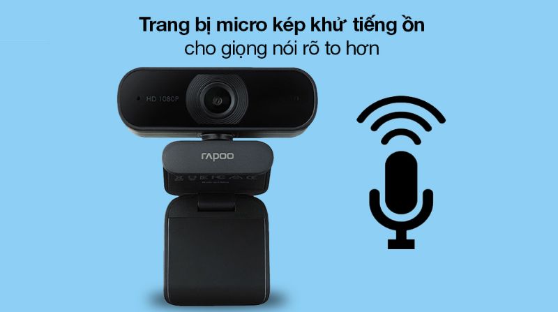 WEBCAM RAPOO C260 FULLHD 1080P