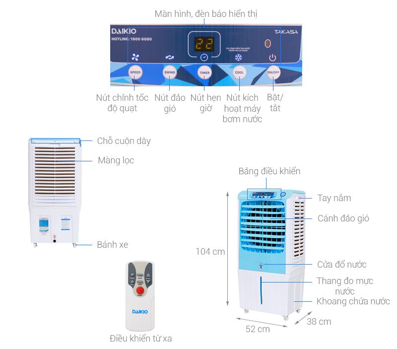 Máy LMKK Dakio DKA-04000A