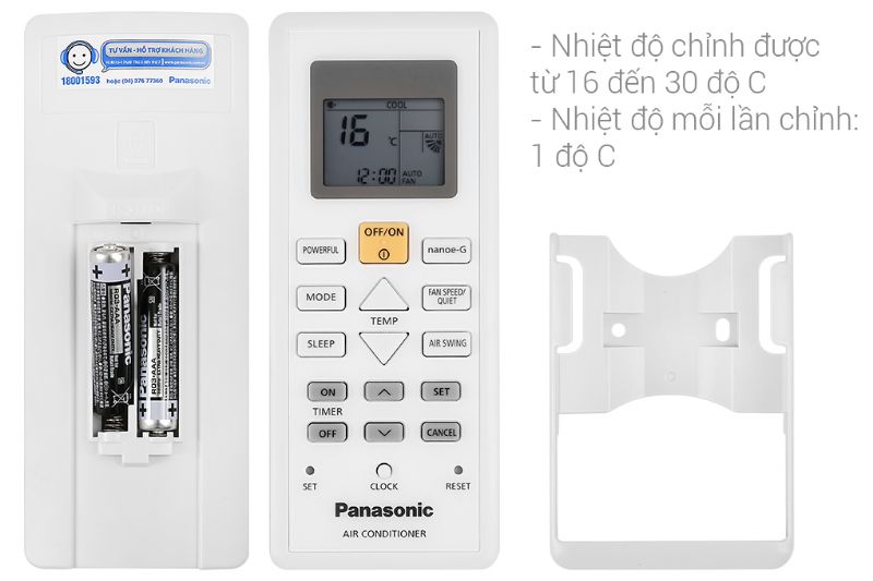 Điều hòa Panasonic 1 chiều 1HP N9WKH-8