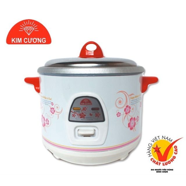 Nồi cơm điện Kim Cương 1.2L nắp rời 