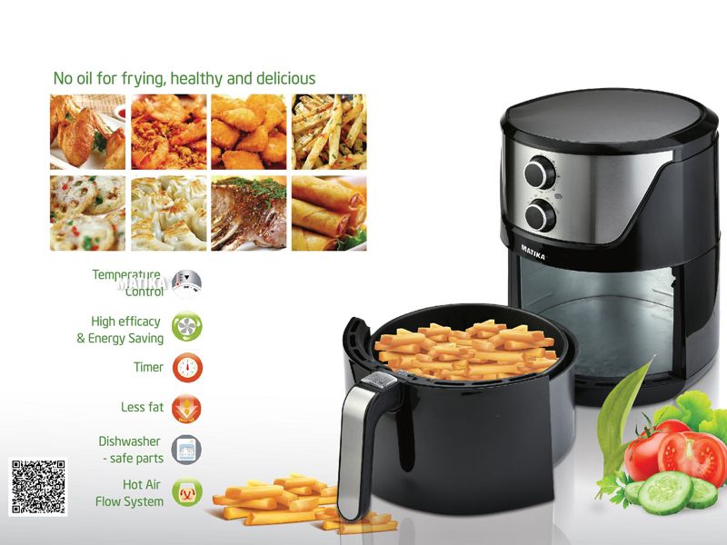 Nồi chiên không dầu Matika 6.0L MKT9160 