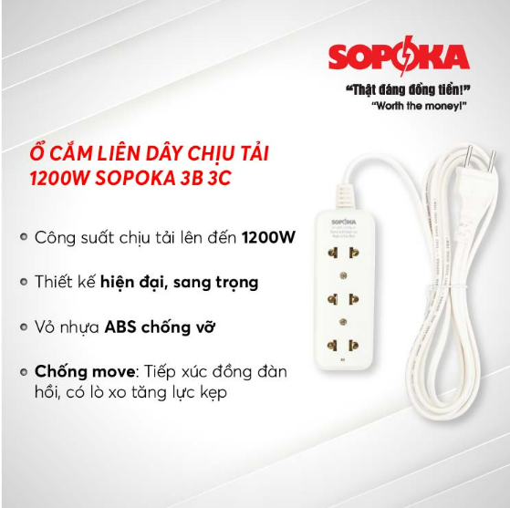 Ổ điện SOPOKA 3B3