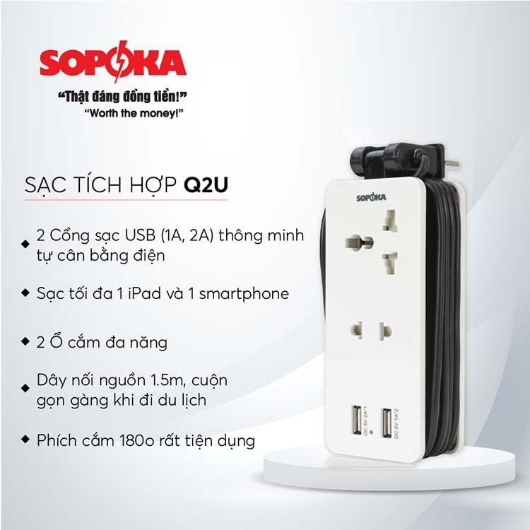 Sạc tích hợp SOQ2U