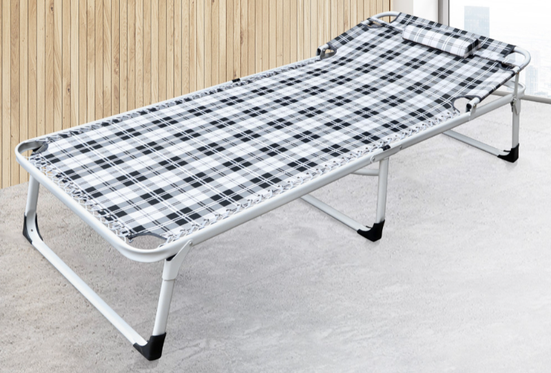 Giường lưới DELI sơn bạc nhôm