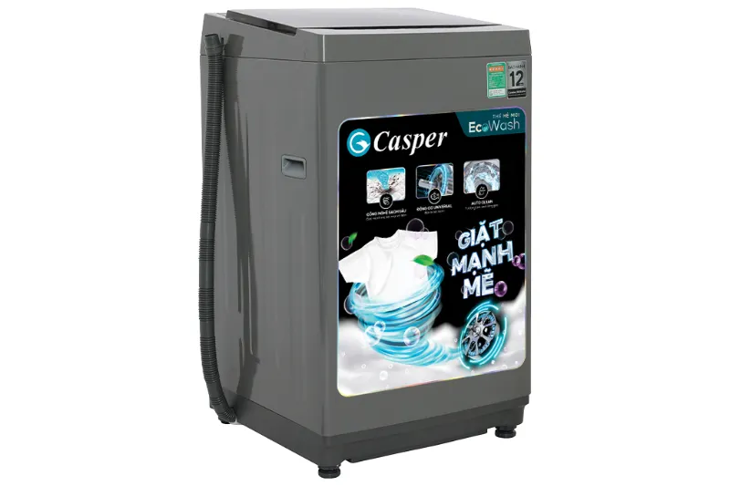 ​Máy giặt Casper 8.5kg cửa trên WT-85NG1