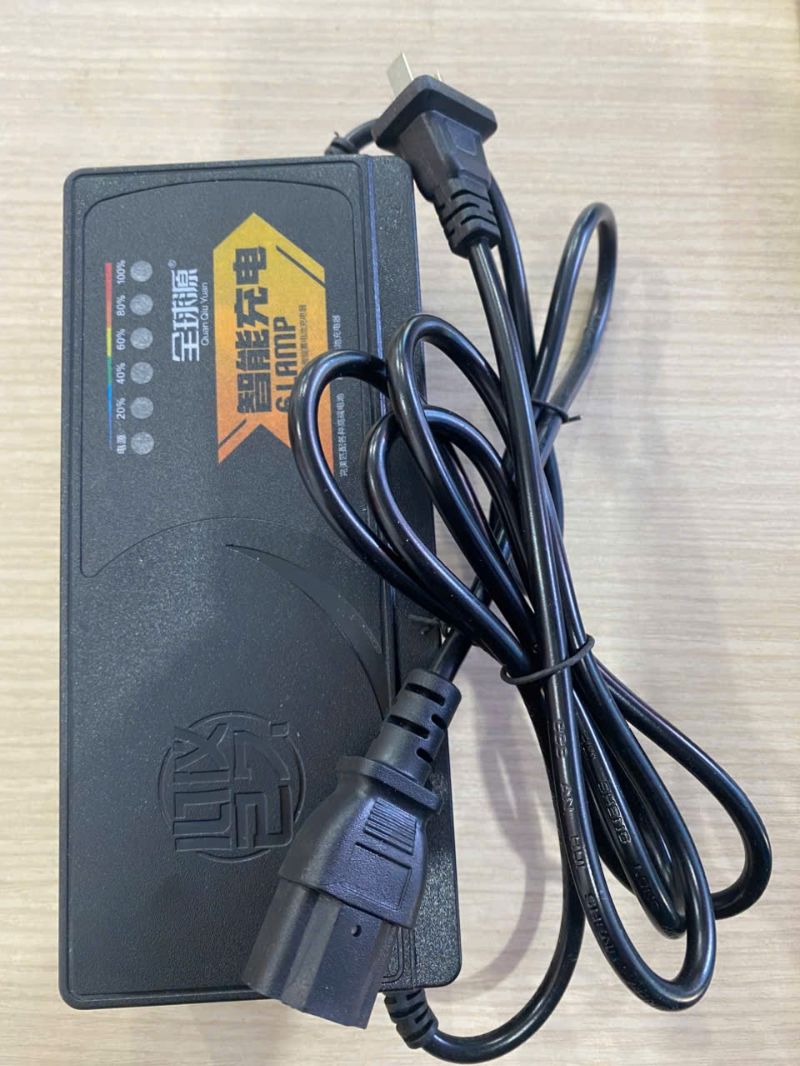 Sạc 48V12Ah báo % pin