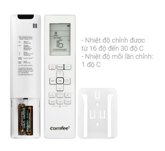 Máy lạnh Comfee Inverter 1.5 HP CFS-13VGDF