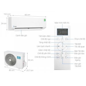 Điều hòa Casper 1.5HP 1 chiều LC-12FS33