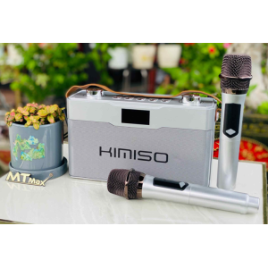 Loa Xách Tay Karaoke Kimini KMS237 Đi Kèm 2 Micro Không Dây 