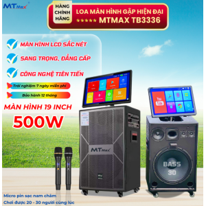 Loa Kéo Có Màn Hình MTMAX TB3336 / 19 inch / 500W